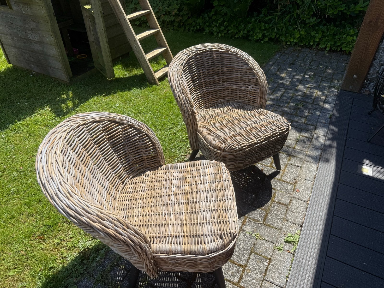 woood sara fauteuil rotan, Ophalen, Gebruikt, Wicker
