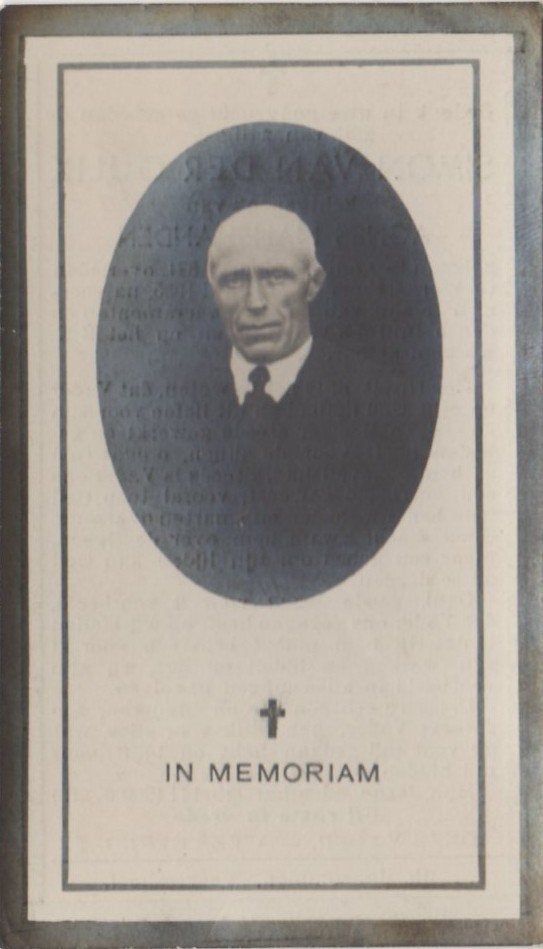 Simon van der Gulik 1881 Andijk + 1935 Wervershoof, 54 jaar, Ophalen of Verzenden