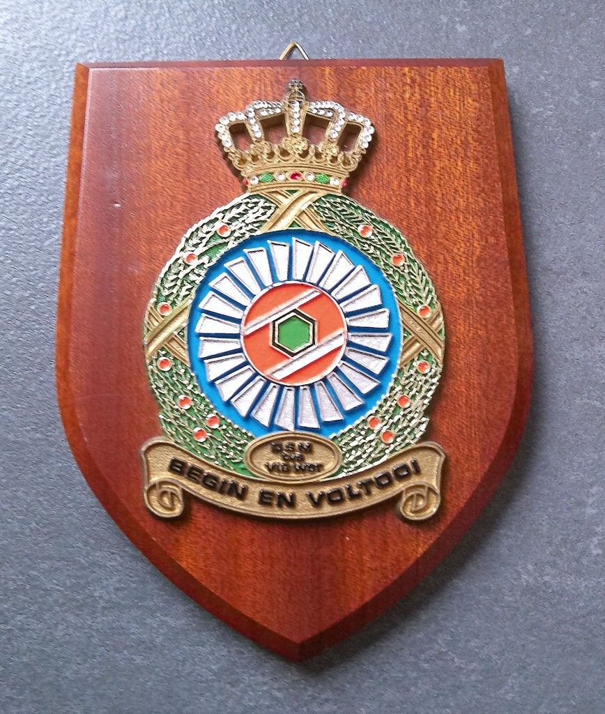 Wapenschild Depot Straalmotoren CVS Vliegbasis Woensdrecht, Verzenden, Luchtmacht, Nederland, Overige typen