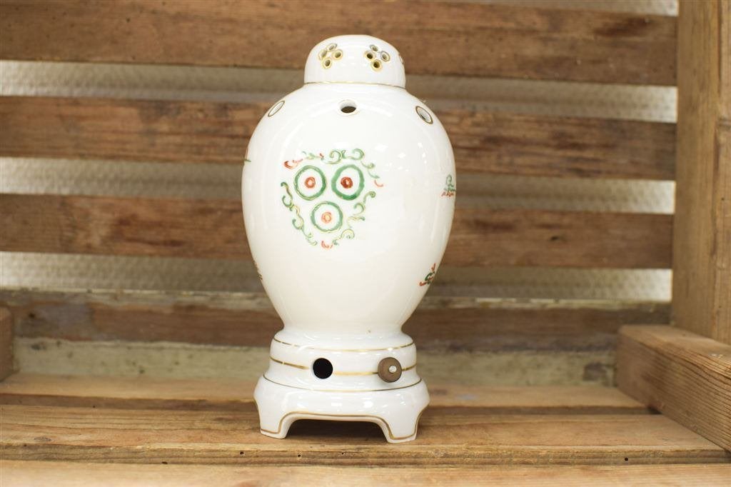 porseleinen parfum lamp met prent van een draak 47456, Ophalen of Verzenden, Gebruikt