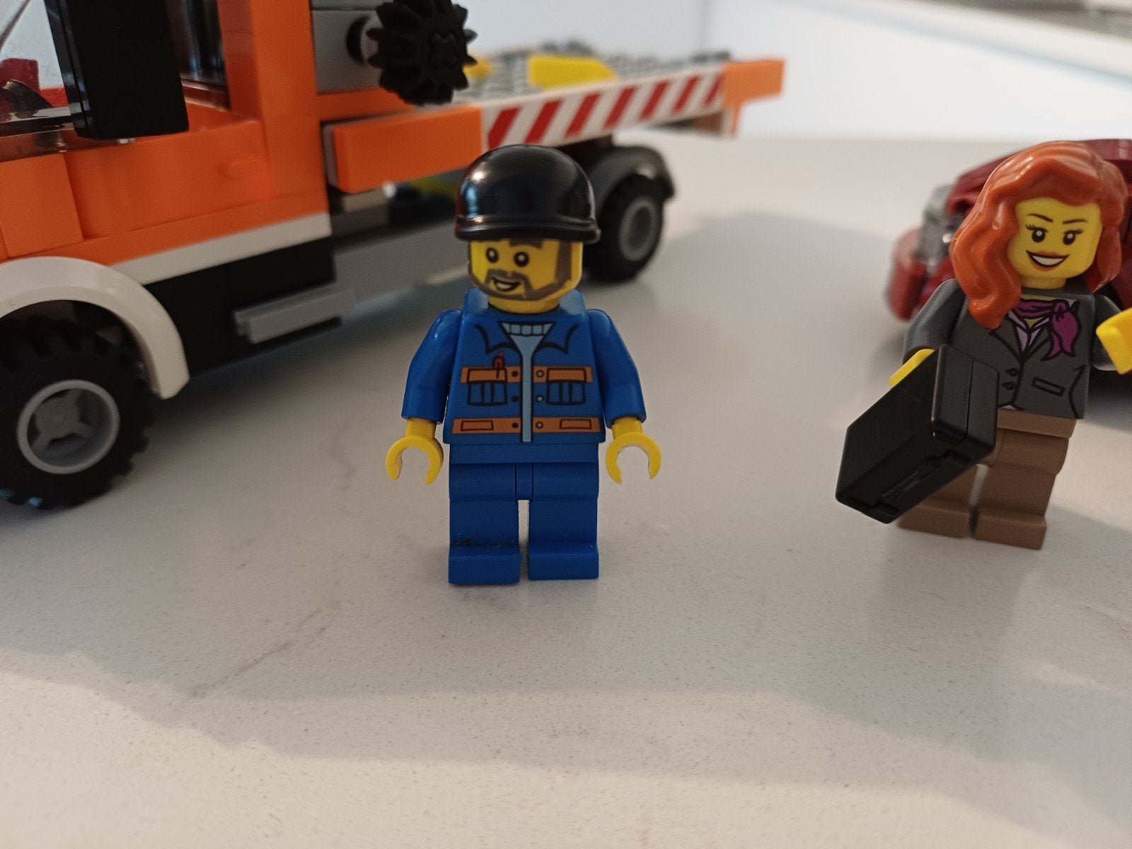 LEGO City 60017 Sleepwagen met auto en minifiguren, Kinderen en Baby's, Lego, Ophalen of Verzenden, Inclusief instructies, Complete set