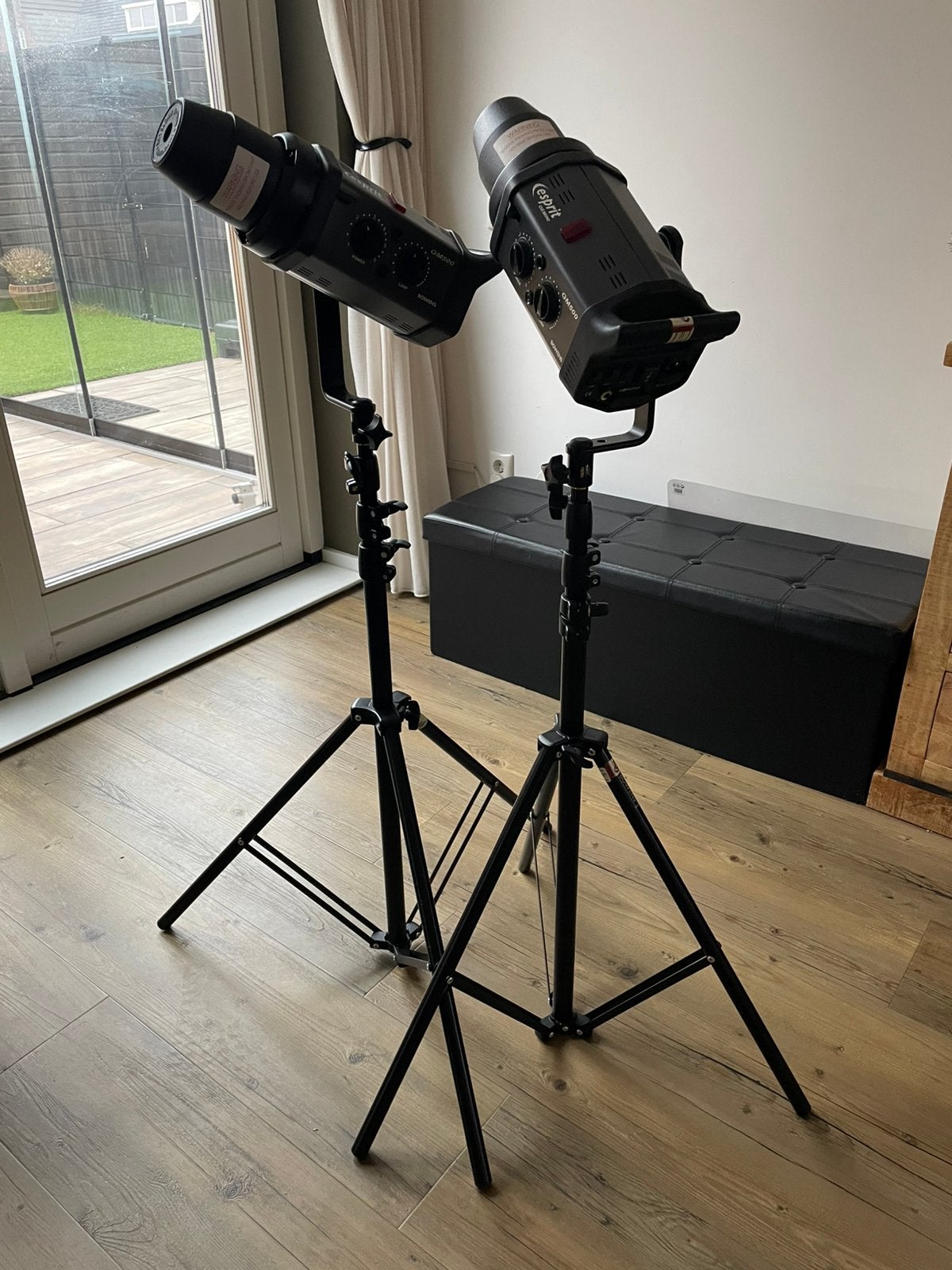 Bowens flitsers incl tas, statief etc, Audio, Tv en Foto, Fotografie | Fotostudio en Toebehoren, Zo goed als nieuw, Lamp of Flitsset