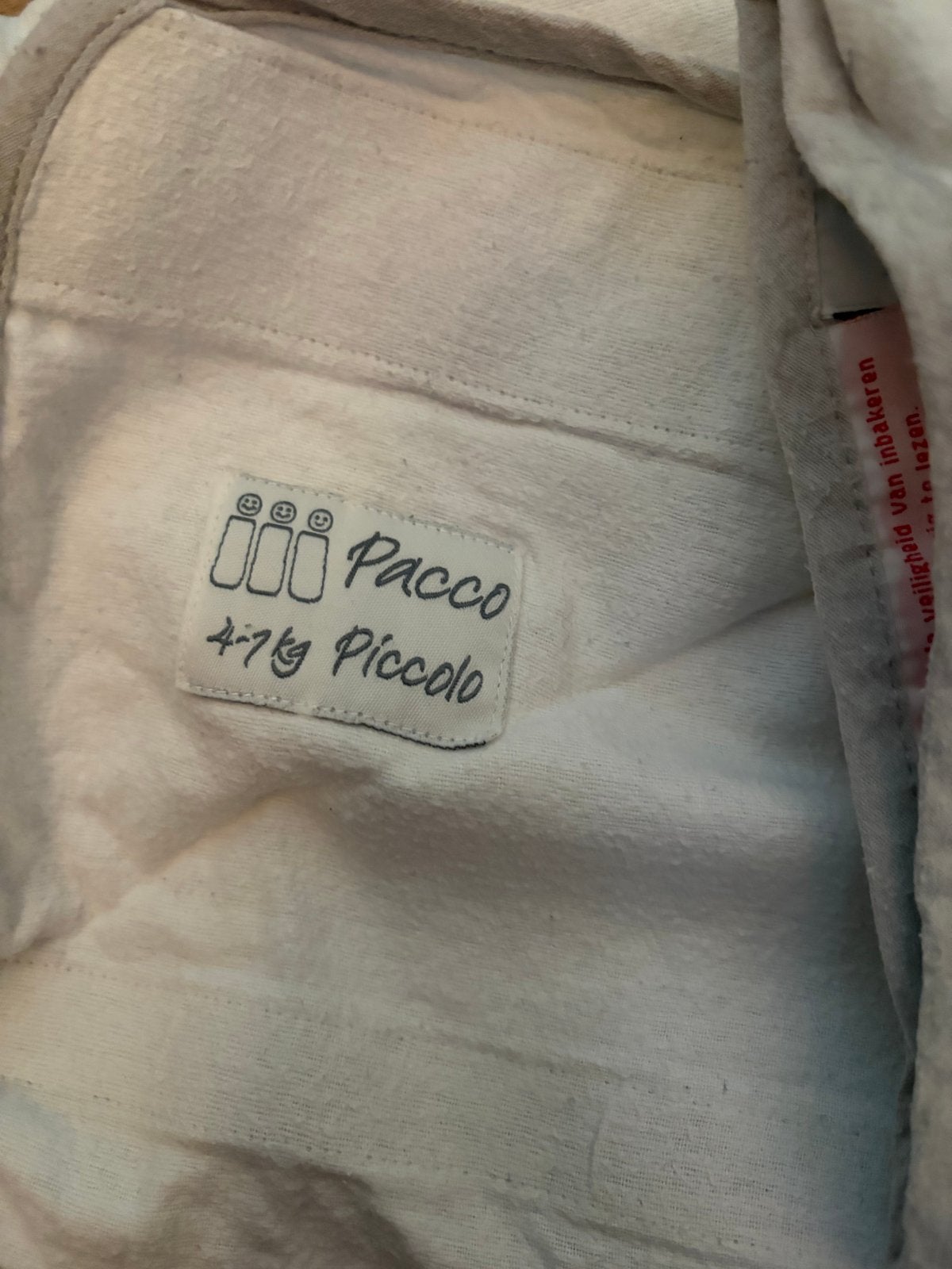 Pacco Piccolo inbakerdoeken (2 stuks), Ophalen, Bakerzak of Bakerdoek, Overige merken, Zo goed als nieuw