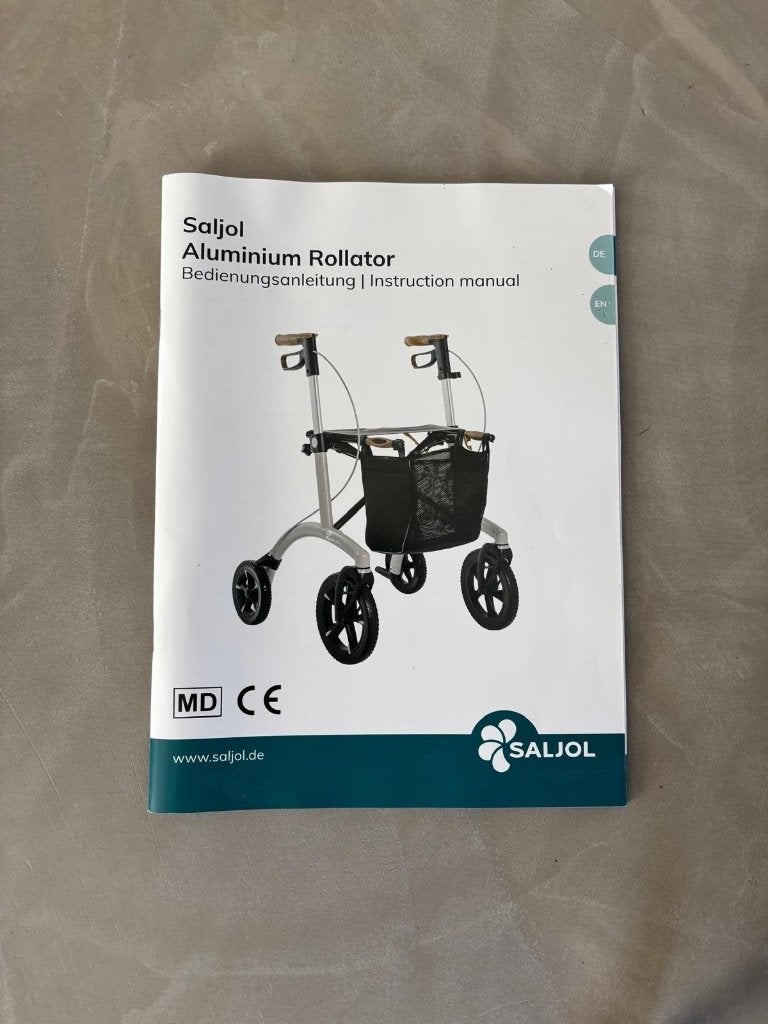 Saljol Aluminium Rollator, Ophalen, Lichtgewicht, Gebruikt