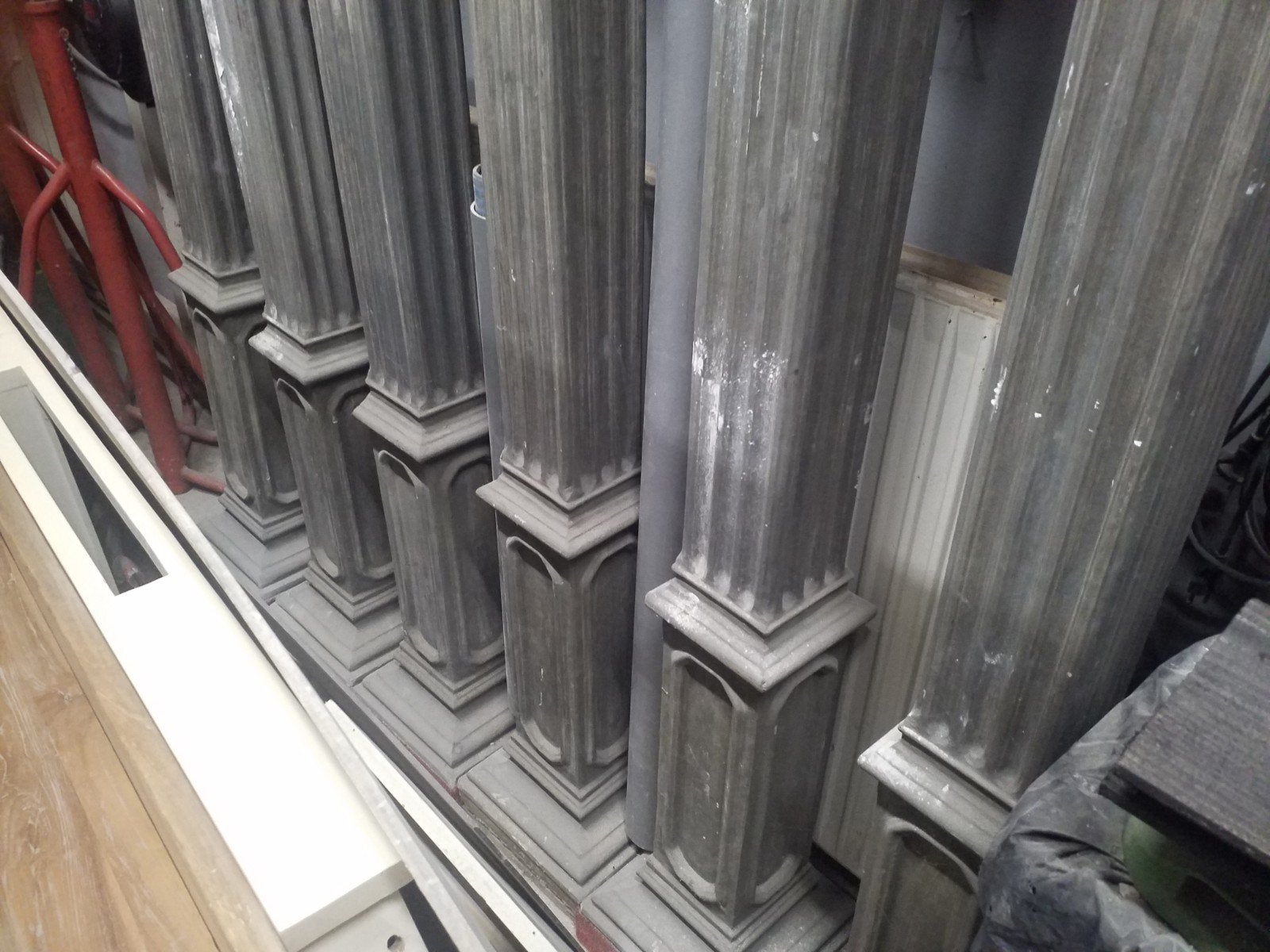 Pilaren beton 6 x., Ophalen
