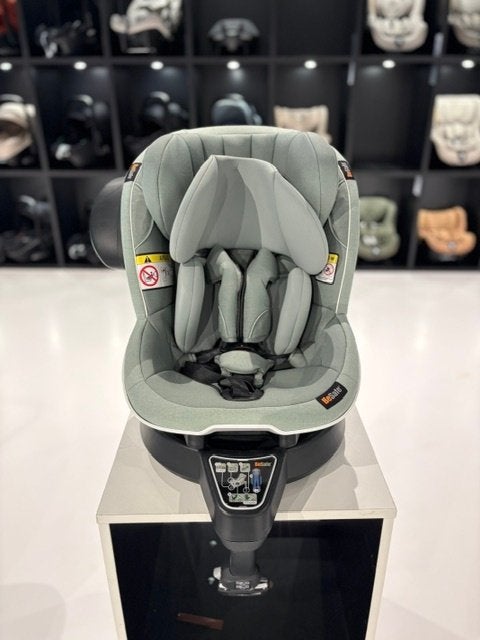 BeSafe iZi Turn i-Size Autostoeltje Sea Green Melange, Kinderen en Baby's, Verstelbare rugleuning, 9 t/m 18 kg, Nieuw, Isofix