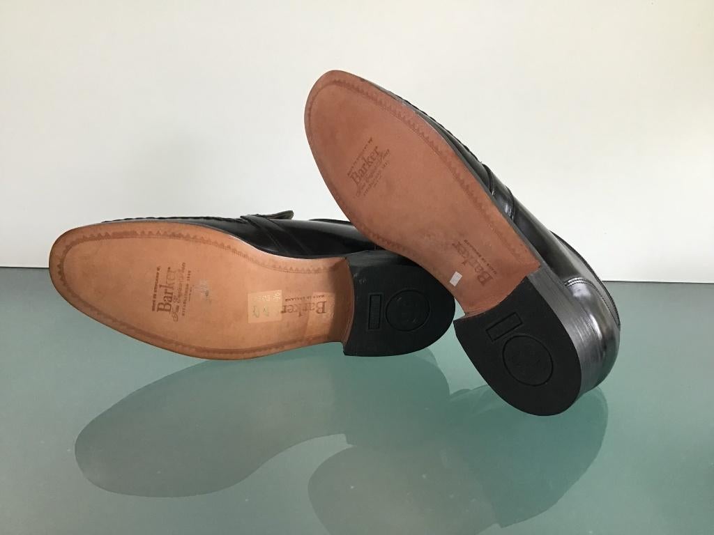 Barker Hadley | Nieuw zwarte instappers 7 | Gratis verzenden, Loafers, Verzenden, Barker Shoes, Zwart