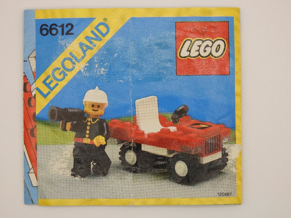 Lego 6612 Vintage Fire Chief's Car, Compleet, Gebruikt, Lego, Ophalen of Verzenden