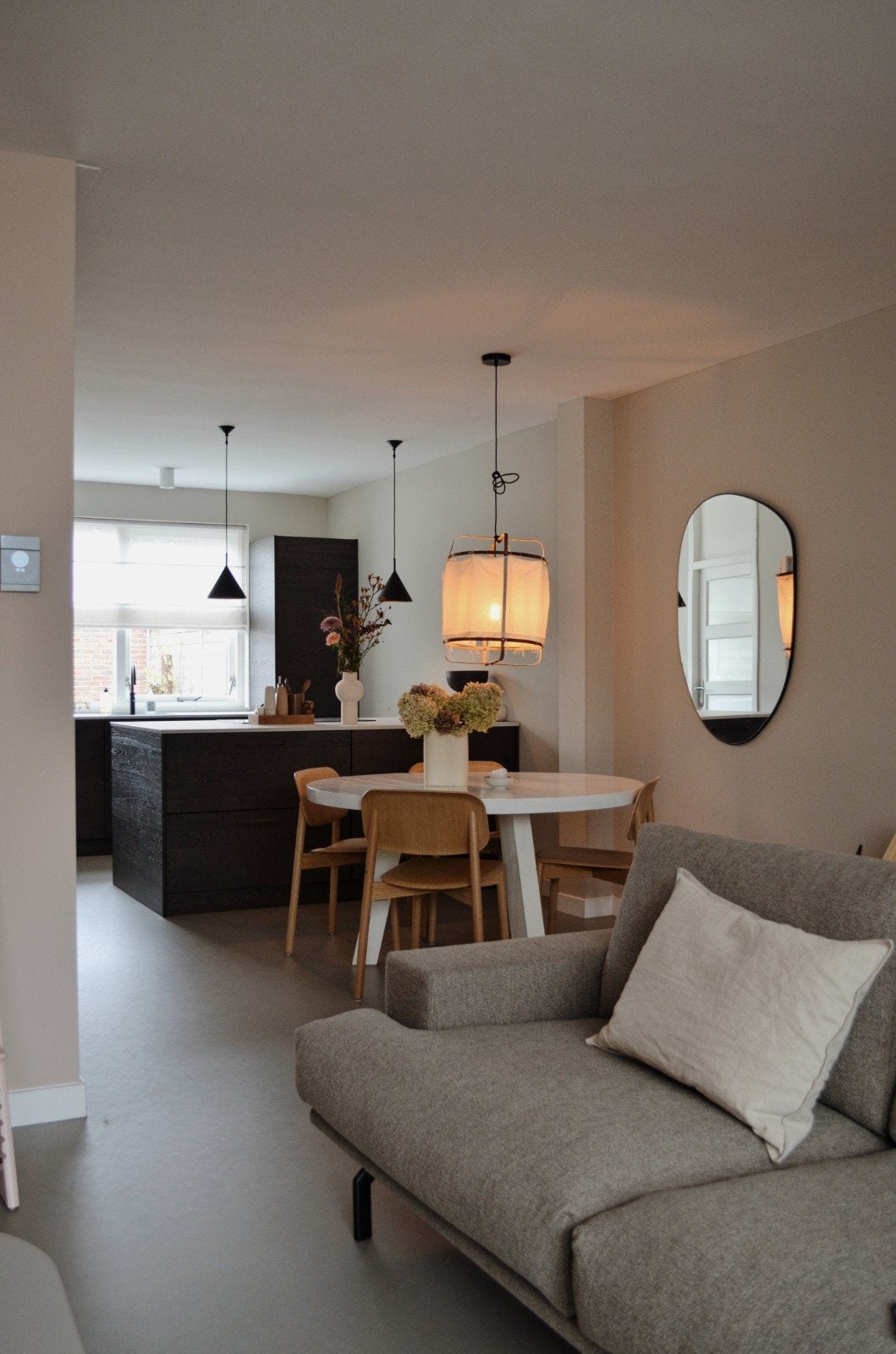 Zara home spiegel asymmetrisch groot, Ophalen, Zo goed als nieuw, Rechthoekig