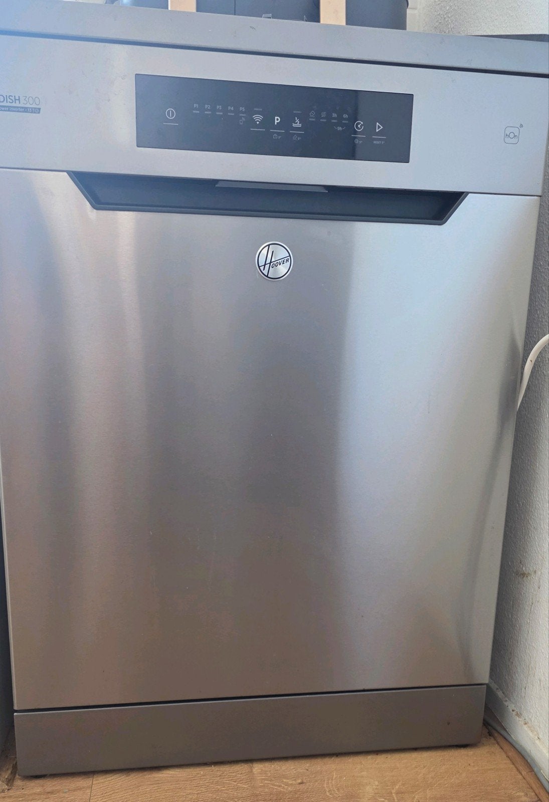 Hoover HF 3C5L0X Vrijstaande Vaatwasser RVS, Witgoed en Apparatuur, Ophalen, Zo goed als nieuw, Vrijstaand, Energieklasse A of zuiniger