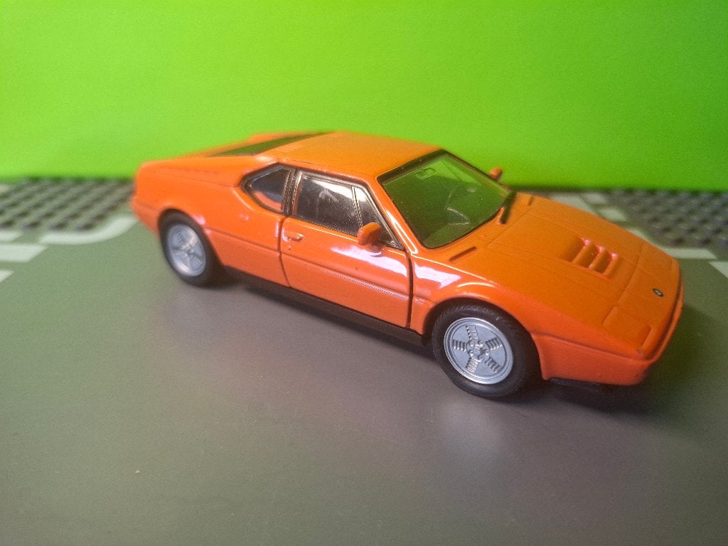 Welly - BMW M1 [oranje] 1/38, Ophalen of Verzenden, Gebruikt, Auto