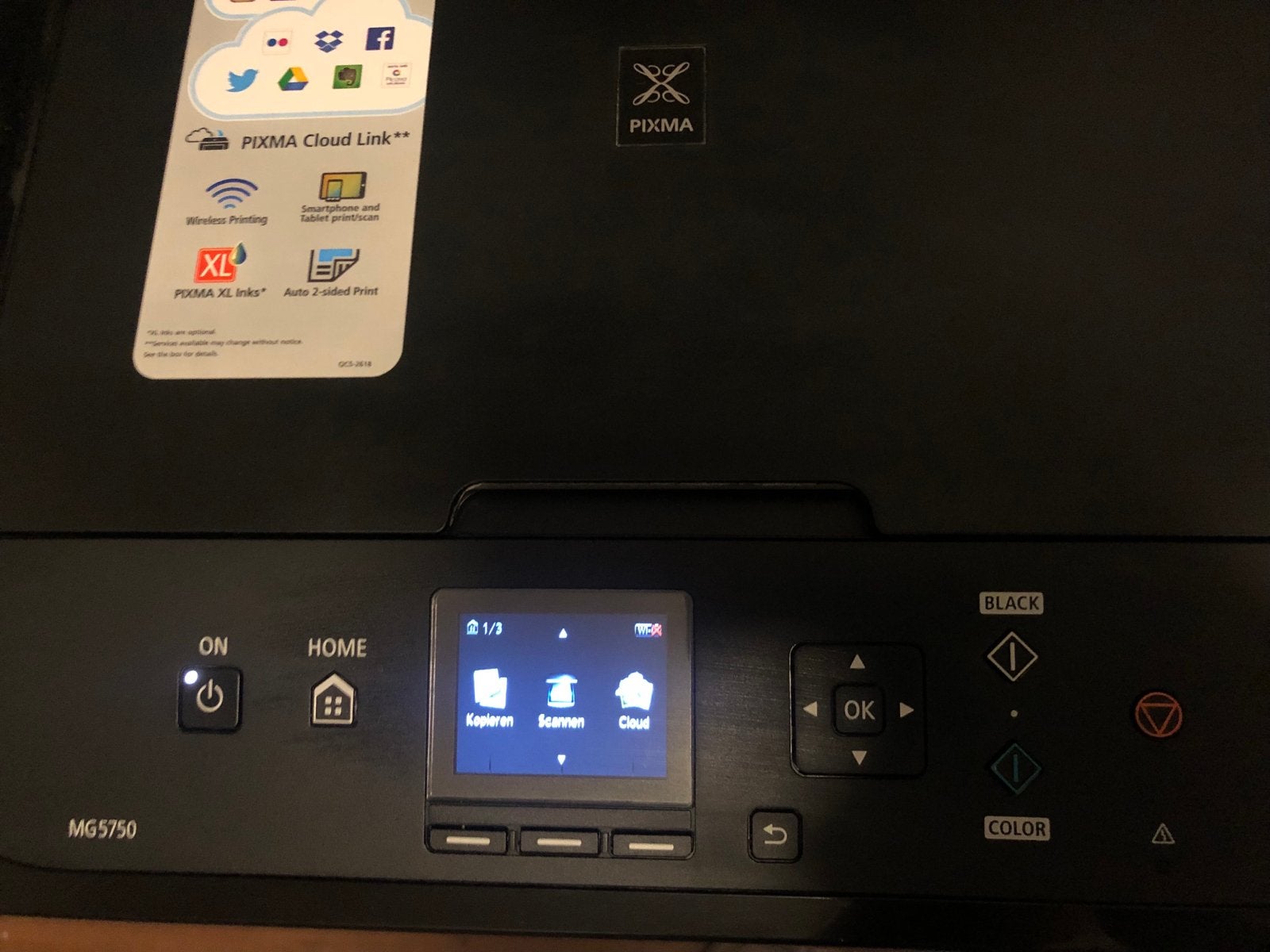 Canon MG5750 All-in-One Printer - Goede staat, Computers en Software, Gebruikt, Inkjetprinter, All-in-one, Kleur printen