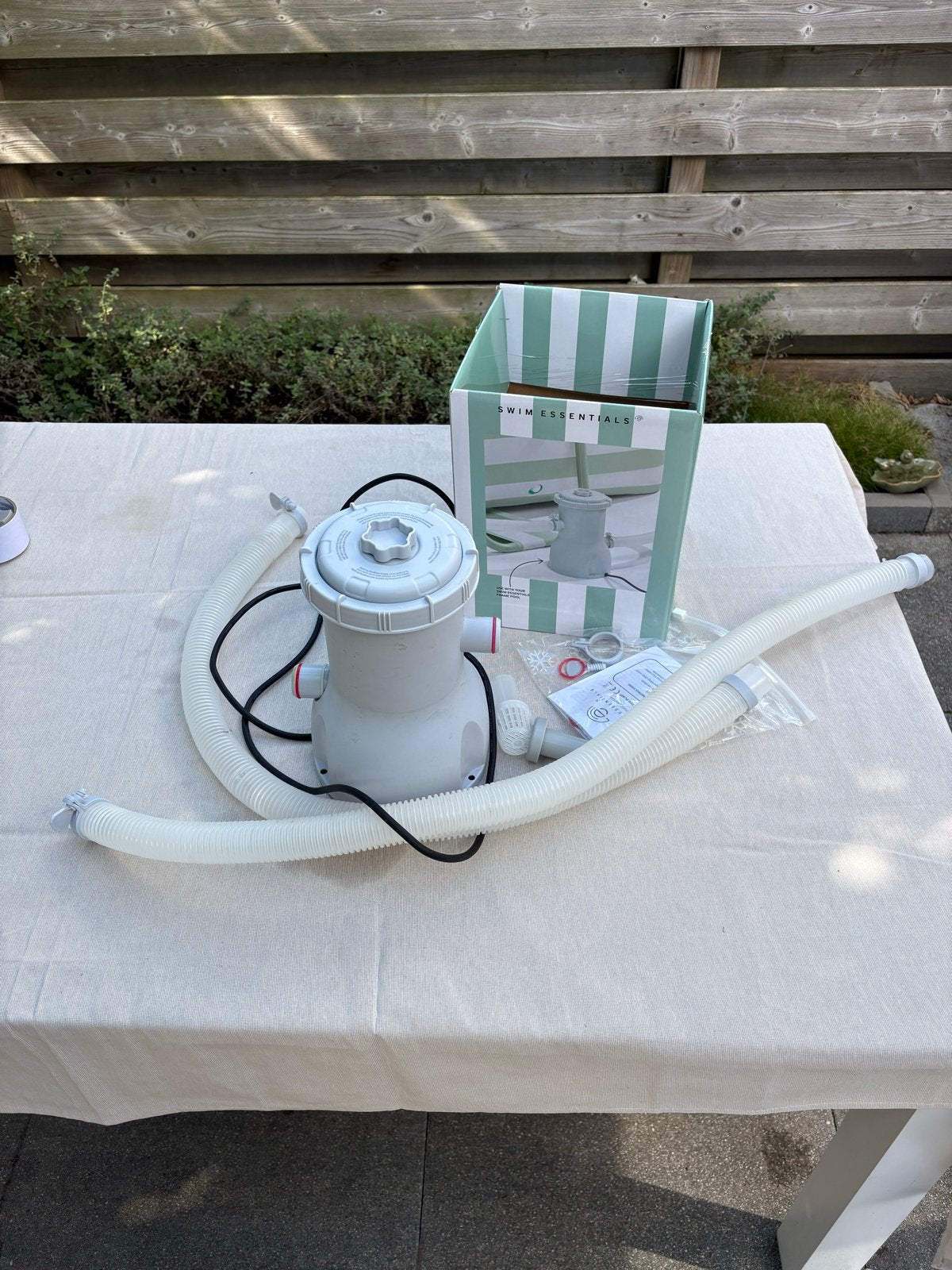 Swim Essentials Filterpomp voor zwembad, Ophalen of Verzenden, Zo goed als nieuw, Filter