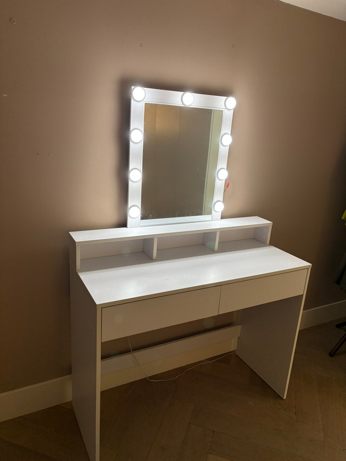 Kaptafel met verlichting, Huis en Inrichting, Ophalen, Zo goed als nieuw, 50 tot 100 cm, Minder dan 100 cm