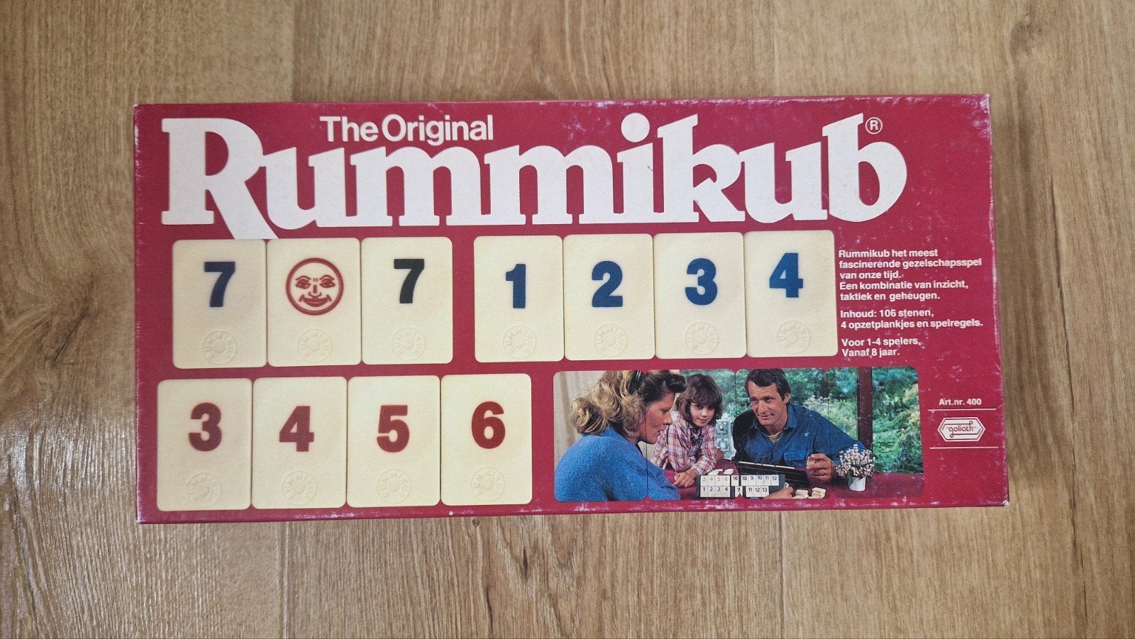 Rummikub Original (met de grote stenen), Hobby en Vrije tijd, Gezelschapsspellen | Bordspellen, Ophalen of Verzenden, Gebruikt