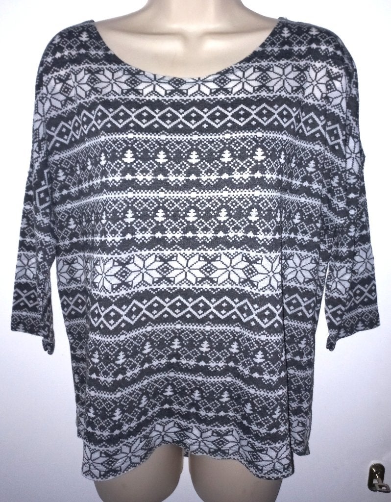 Camaïeu top maat XL (44/46), Ophalen of Verzenden, Zo goed als nieuw, Grijs, Shirt of Top