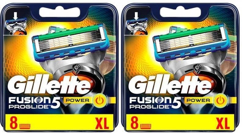 Gillette  Fusion5 ProGlide Power - 16 stuks - Scheermesjes, Ophalen, Nieuw, Gehele gezicht