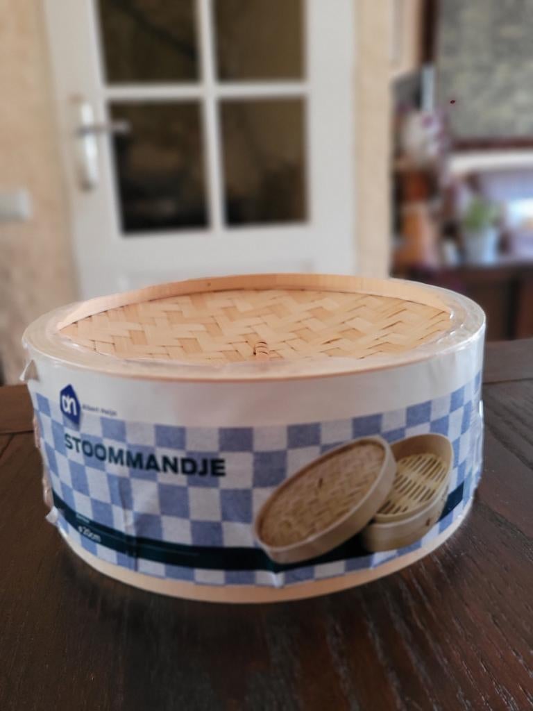 Stoommandje van bamboe, Ophalen of Verzenden