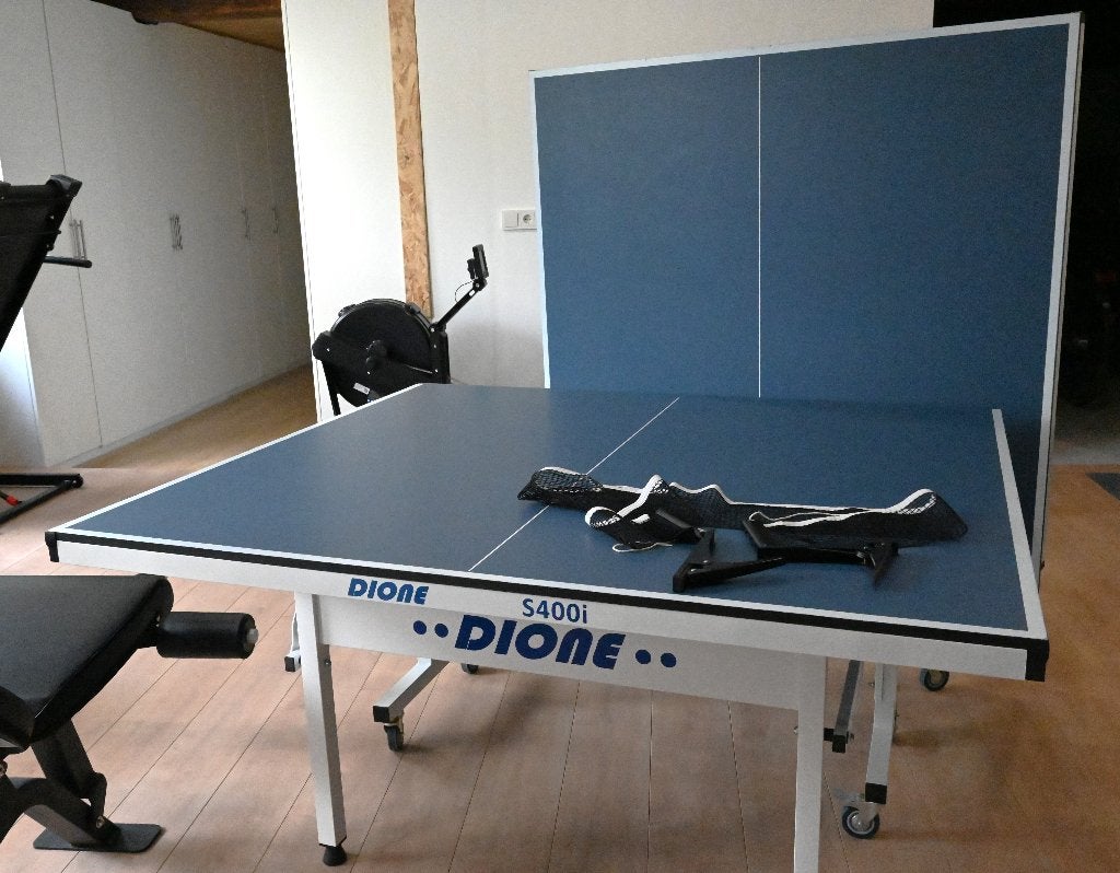 Tafeltennistafel Dione S400i, Ophalen, Zo goed als nieuw, Tafel Indoor, Verrijdbaar