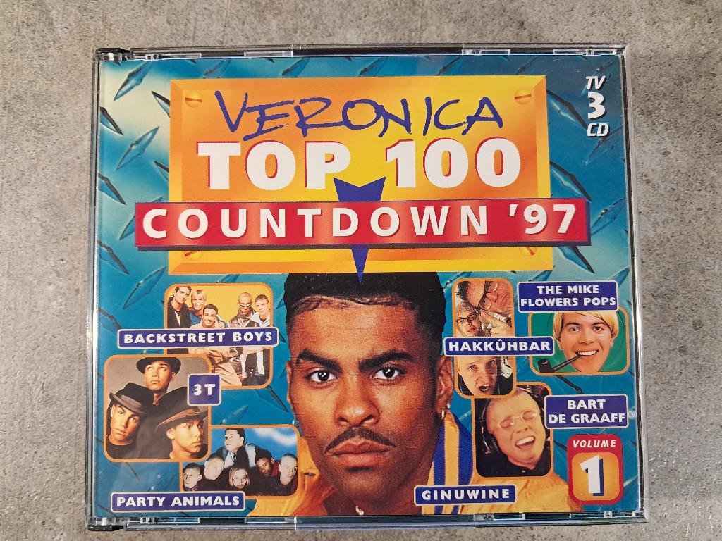 cd. veronica top 100. countdown 97. 3cd box, Cd's en Dvd's, Cd's | Pop, Gebruikt, Verzenden