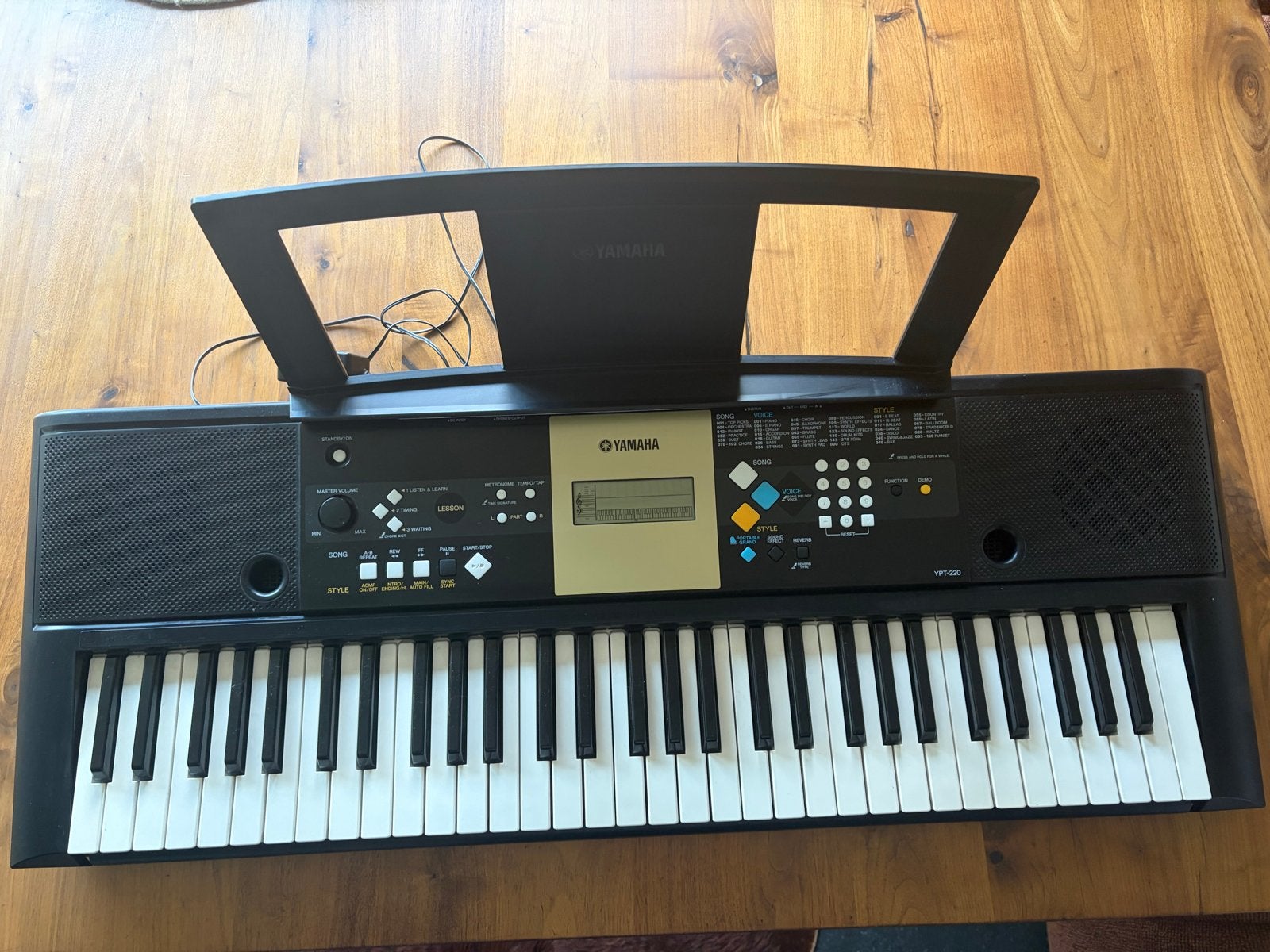 Yamaha YPT-220 keyboard, Ophalen, Yamaha, Met standaard, 61 toetsen