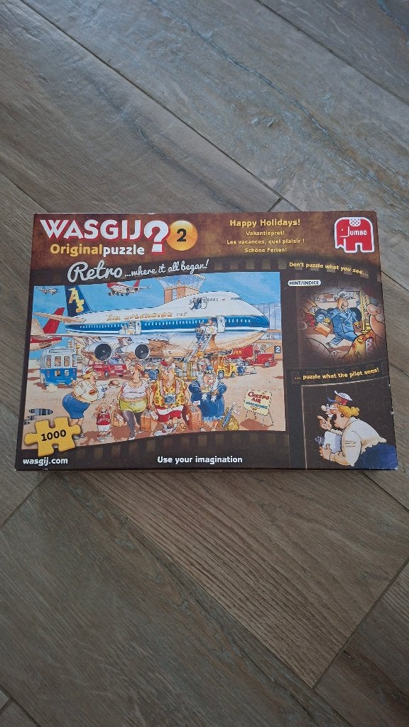 5 leuke Wasgij puzzels 1000st, Ophalen of Verzenden, 500 t/m 1500 stukjes, Gebruikt, Legpuzzel
