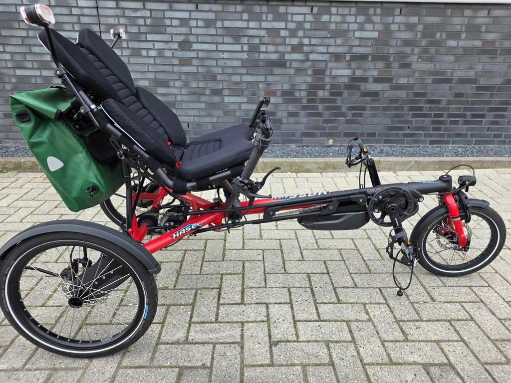 Elektrische Hase Lepus vouwbaar! Zgan! 550 km mee gereden!, Fietsen en Brommers, Fietsen | Driewielfietsen, Ophalen, Gebruikt