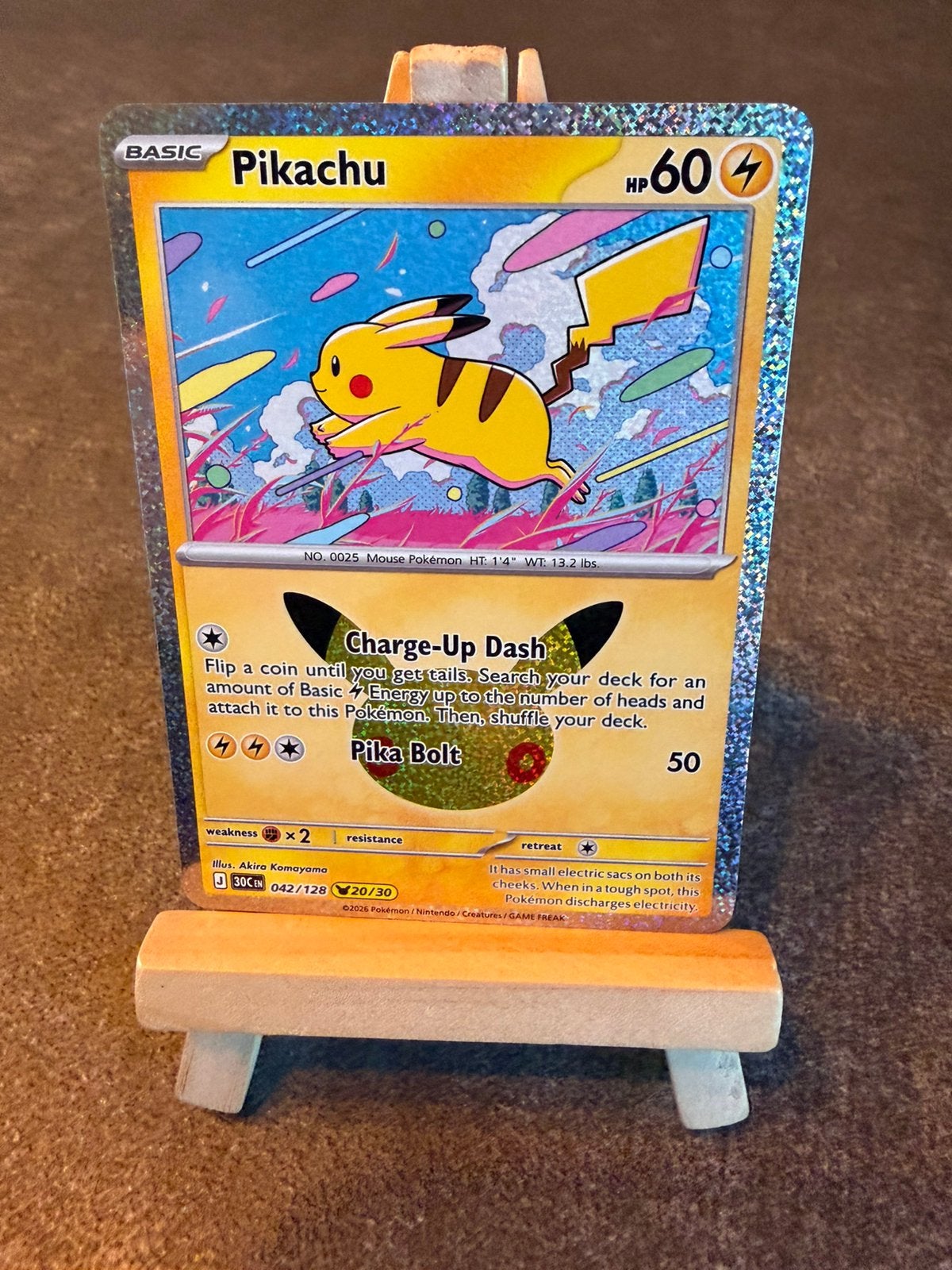 Pikachu 42 (20/30) Pokémon Celebration 30th, Ophalen of Verzenden, Zo goed als nieuw