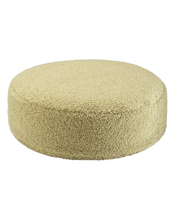 Poef Teddy Matcha Groen Wigiwama, Minder dan 50 cm, Rond, Nieuw, Minder dan 50 cm
