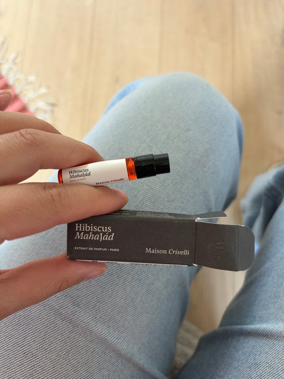 Maison Crivelli Hibiscus Mahajád parfum sample 1.5ml, Ophalen of Verzenden, Zo goed als nieuw