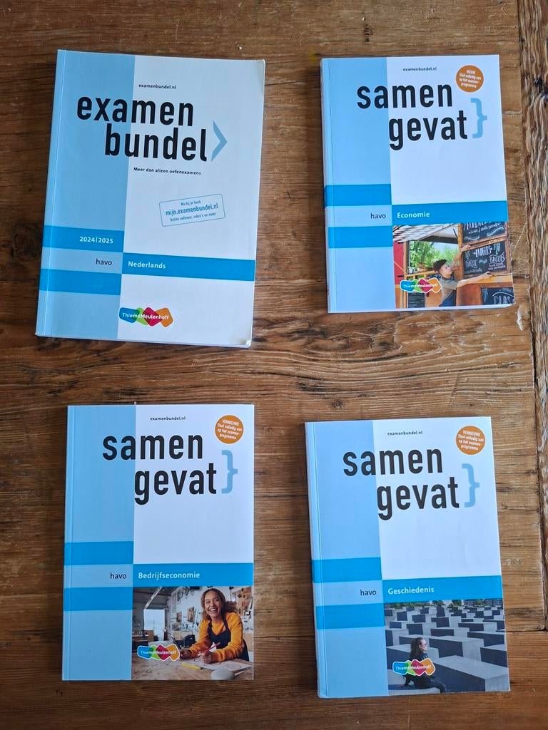 Examenbundel + samengevat havo, Ophalen, Zo goed als nieuw, HAVO, Nederlands