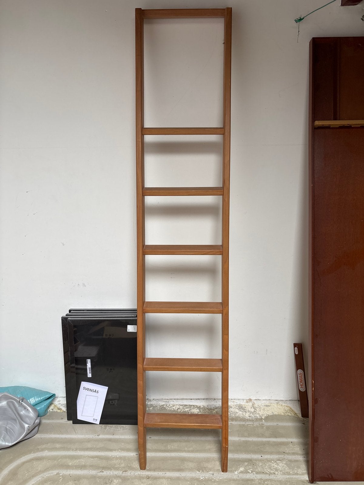 Houten ladder (beuken) voor bijv. hoogslaper - 210x41,5x9 cm, Doe-het-zelf en Verbouw, Ophalen, Gebruikt, Ladder, 2 tot 4 meter