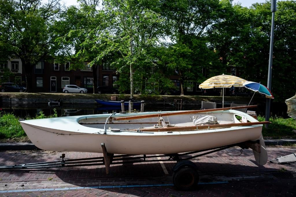 Te koop: Flying Junior zeilboot, Ophalen, Gebruikt