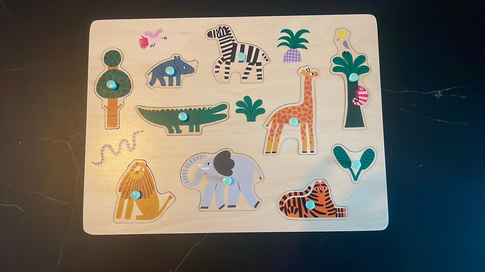 Dierenpuzzel, Ophalen of Verzenden, Meer dan 50 stukjes, Zo goed als nieuw