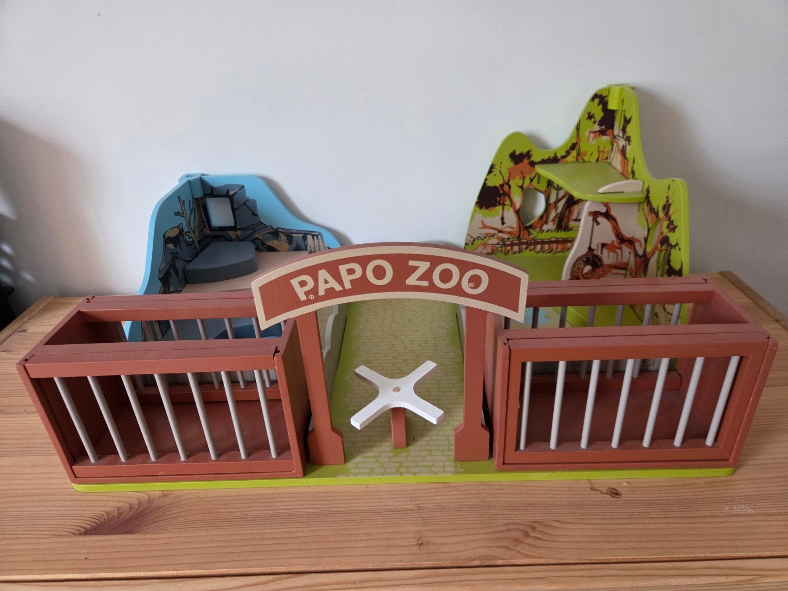Papo Zoo dierentuin, Kinderen en Baby's, Speelgoed | Houten speelgoed, Ophalen of Verzenden