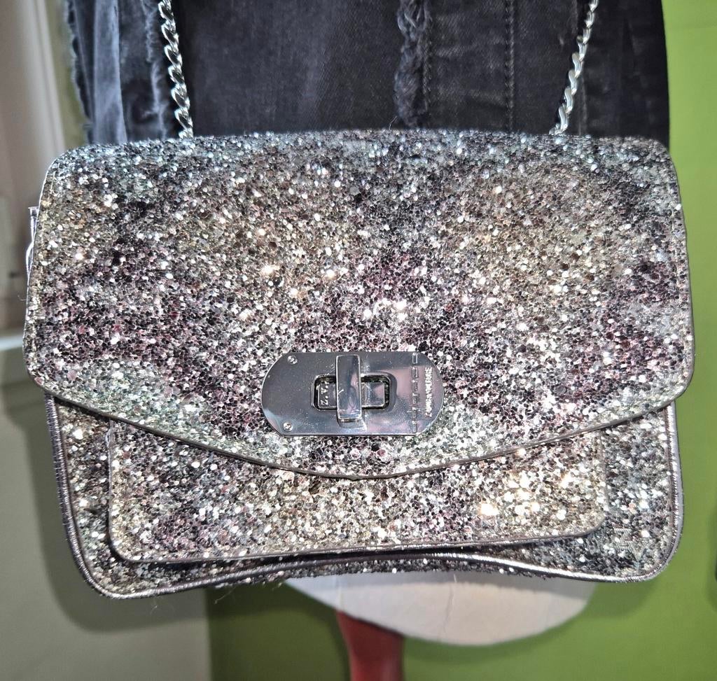 Glitter Schoudertas Zadig & Voltaire, Sieraden, Tassen en Uiterlijk, Tassen | Schoudertassen, Ophalen of Verzenden, Zo goed als nieuw