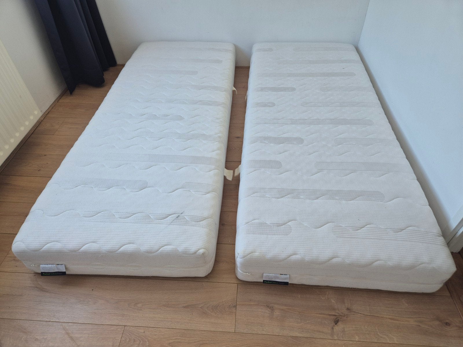 2 gebruikte matrassen 80x200, Ophalen, Eenpersoons, 80 cm