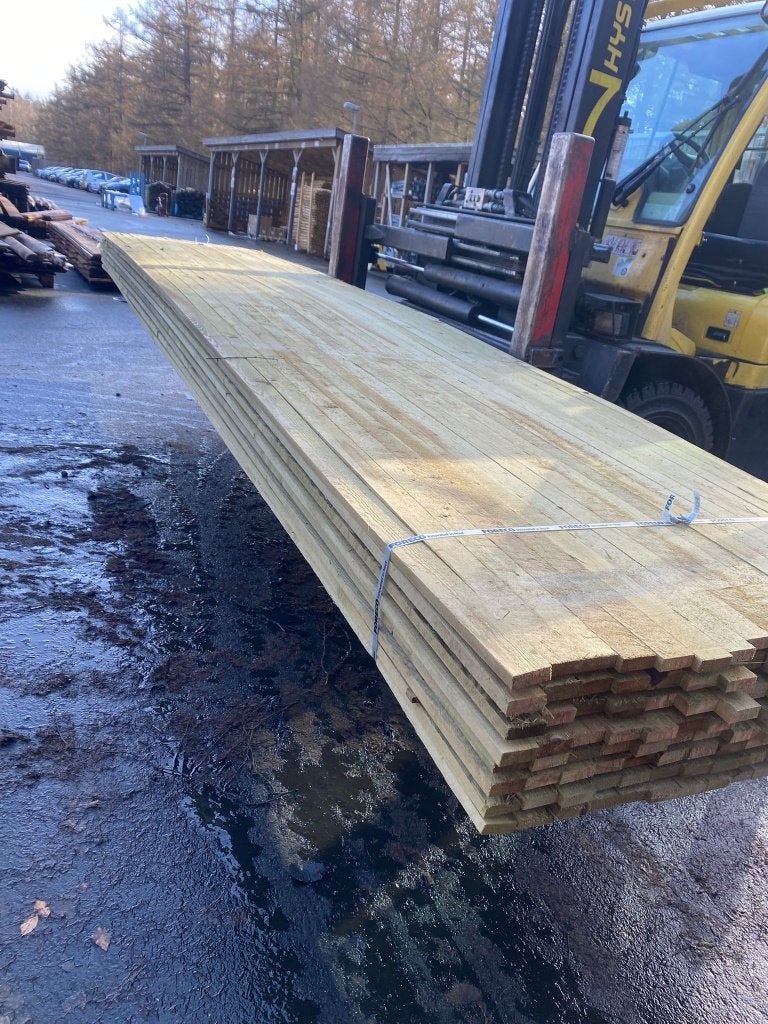 Vuren panlat , groen geïmpregneerd 22x50 480cm Nr. 674, Ophalen, Nieuw, 250 cm of meer, Planken