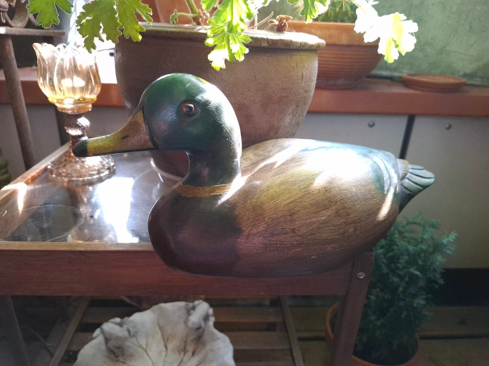 Houten eend, Antiek en Kunst, Ophalen of Verzenden
