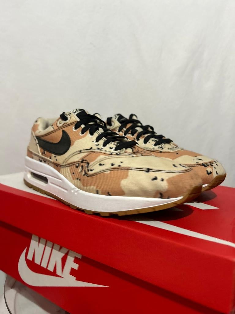 ALS NIEUW! Maat 43 - Nike Air Max 1 Desert Camo Beach, Overige kleuren, Verzenden, Nike, Nike