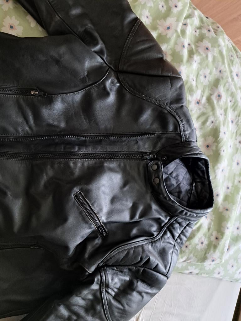 Leren motor jas 4XL, Motoren, Kleding | Motorkleding, Ophalen, Tweedehands, Heren, Jas | leer