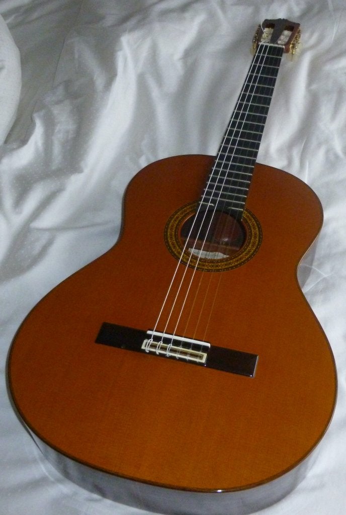 Alhambra Luthier ConcertGitaar Chocolade RioPalissander 1986, Ophalen of Verzenden, Zo goed als nieuw, Klassieke of Spaanse gitaar