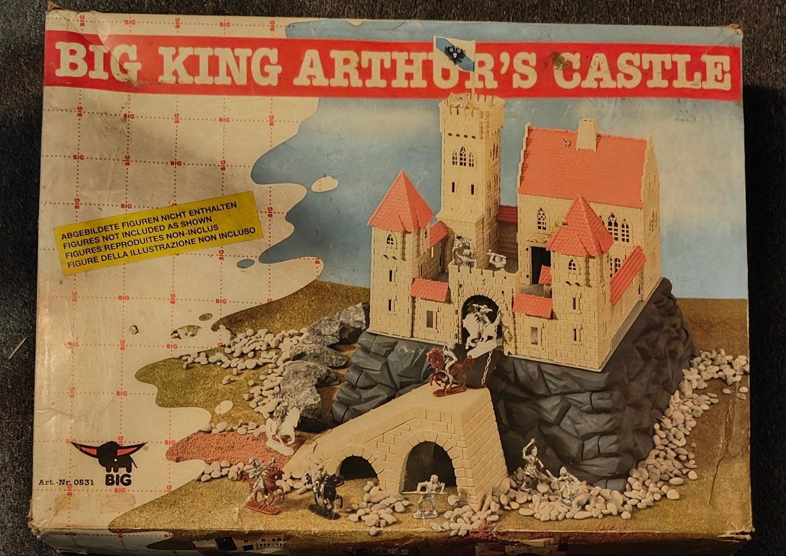 BIG King Arthur's Castle Bouwpakket - Vintage Speelgoed, Ophalen of Verzenden, Zo goed als nieuw, Overige merken