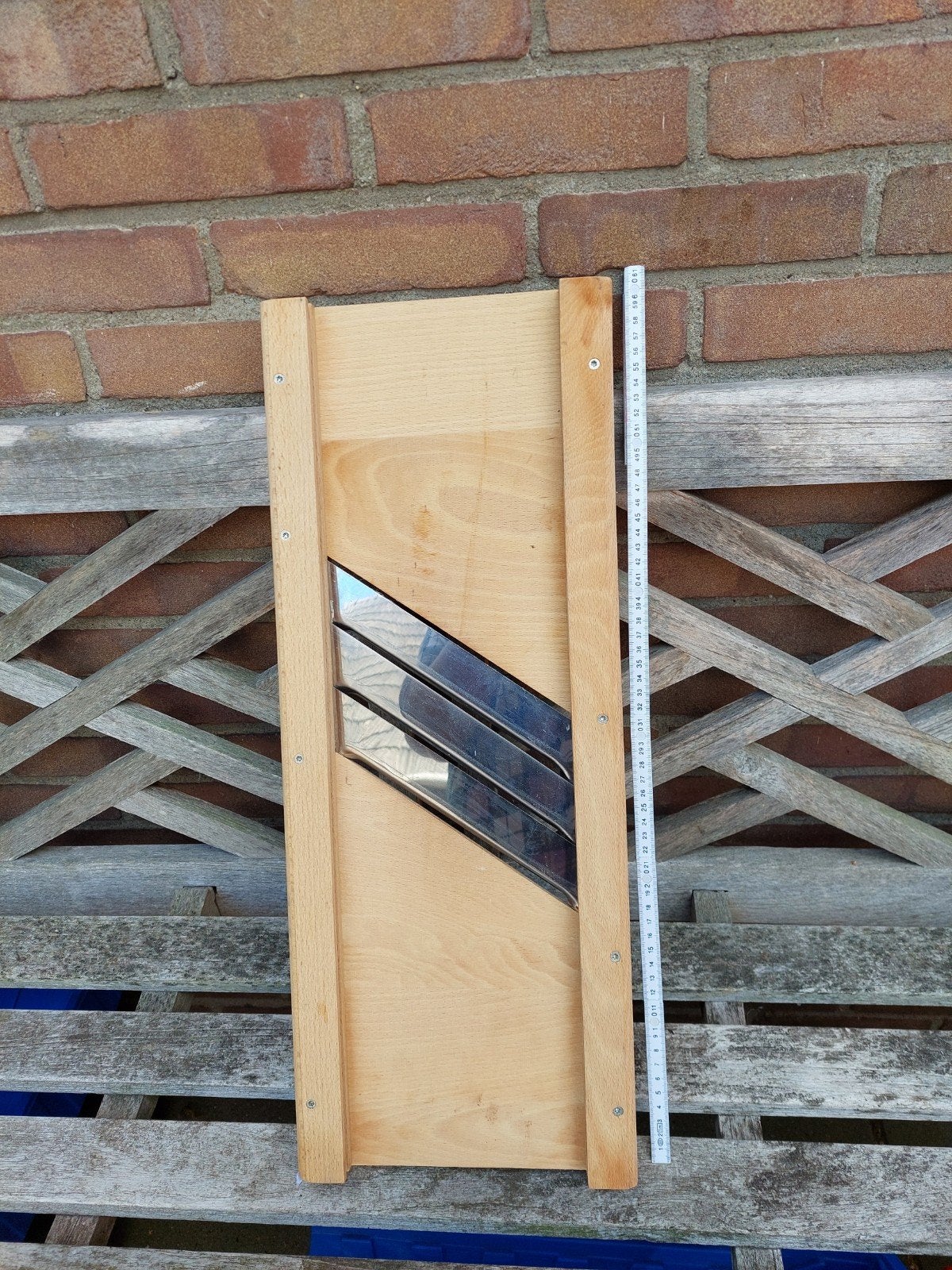 Vintage beuken koolschaaf zuurkoolschaaf mandoline, Ophalen of Verzenden