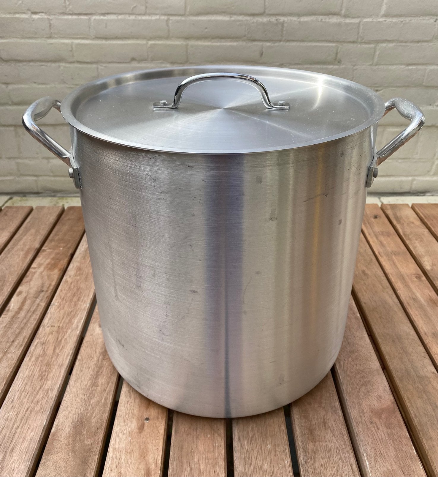 Cookpro aluminium soeppan (21 liter), Ophalen, Met deksel, Aluminium, Zo goed als nieuw