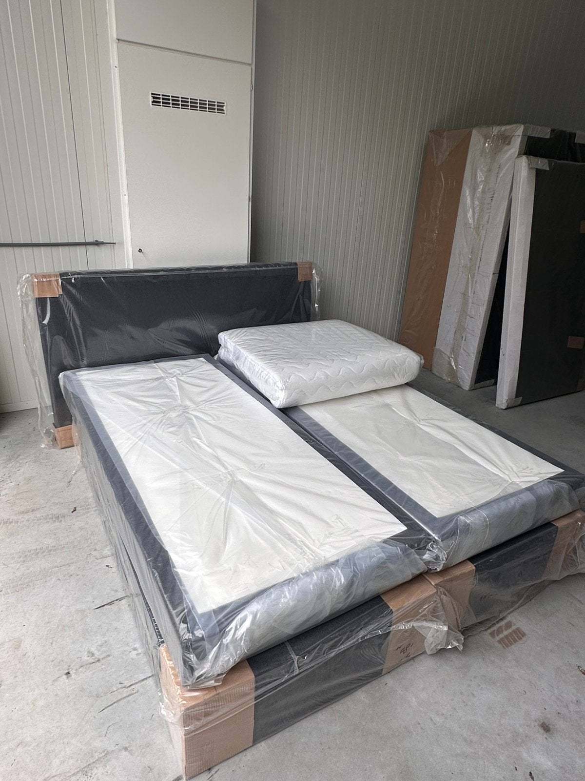 Boxspring 180x200 Nieuw., Huis en Inrichting, Ophalen, Tweepersoons, Zo goed als nieuw, Tijdloos