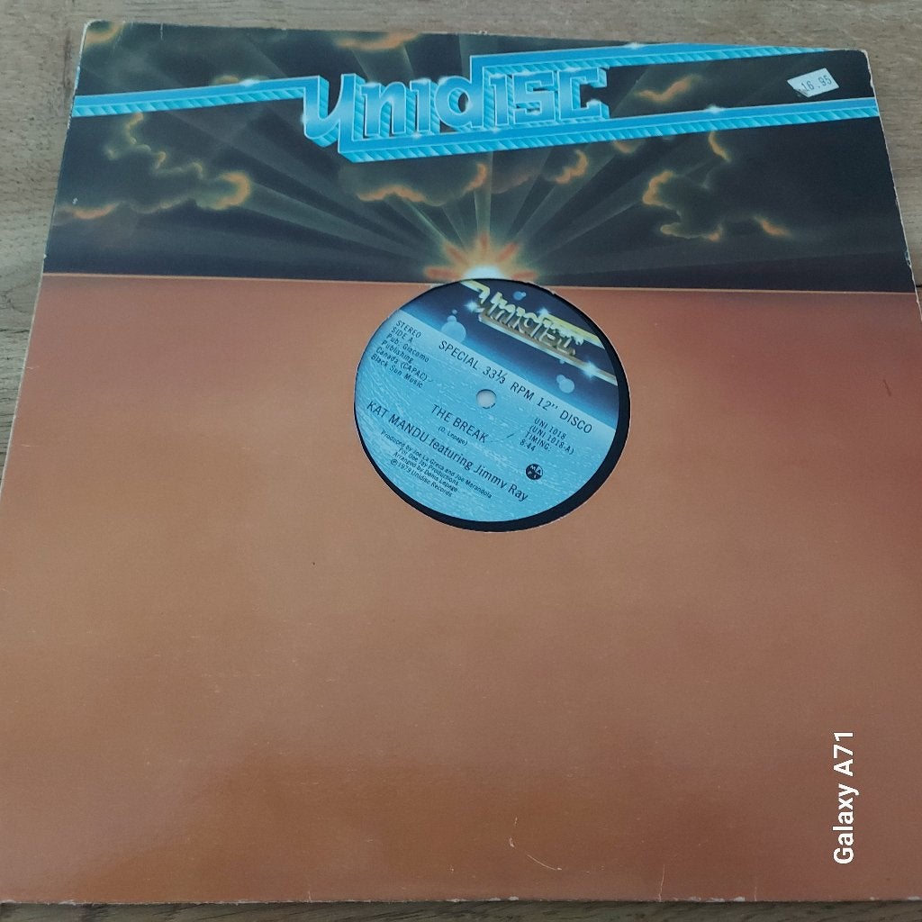 12 inch Maxisingel Kat Mandu - The Break  (1979), Gebruikt, Ophalen of Verzenden, 1970 - 1979, Disco