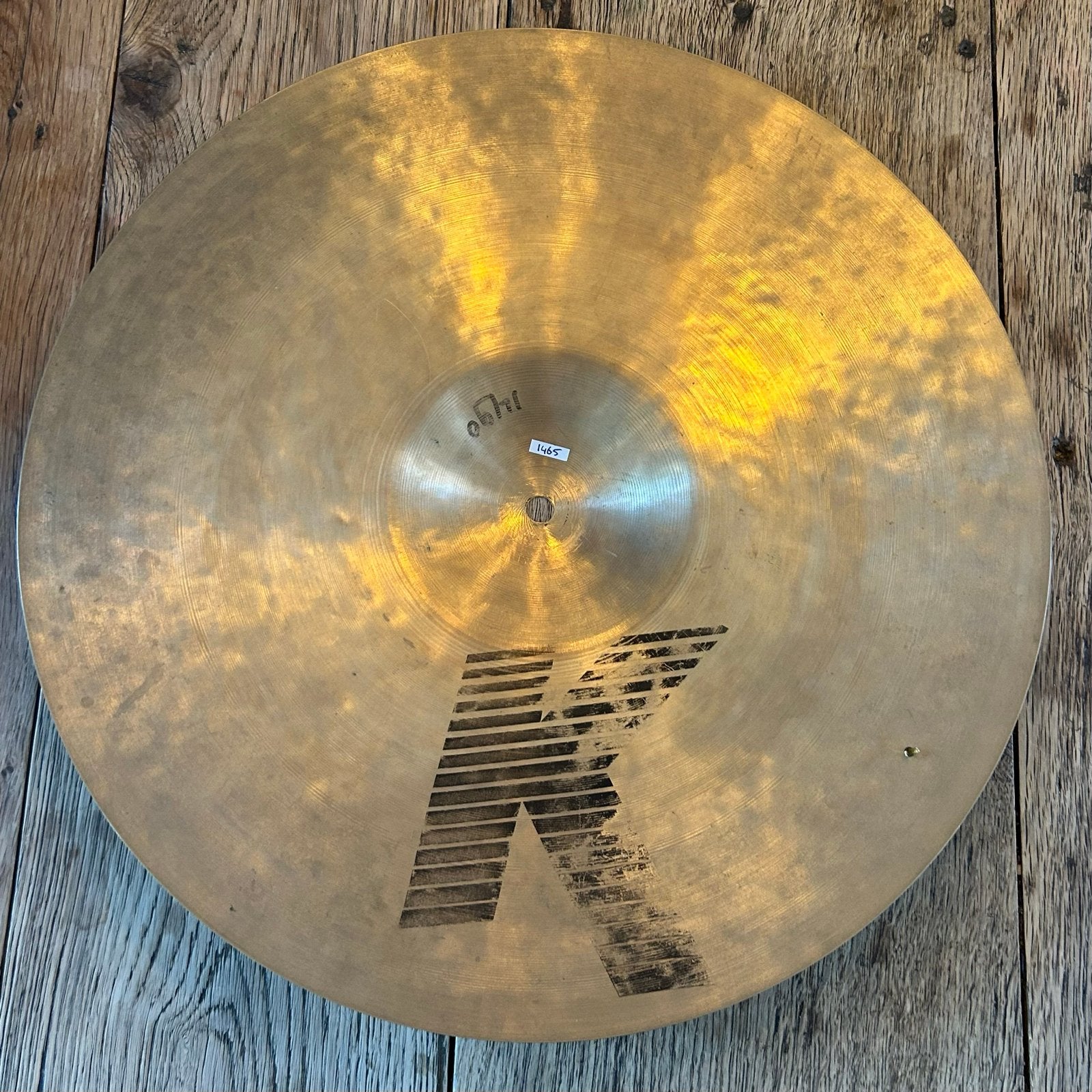 18” Zildjian K Sizzle Crash EAK (1981–1986) - Zeldzaam!, Muziek en Instrumenten, Gebruikt, Usa, Drums of Percussie, Ophalen of Verzenden