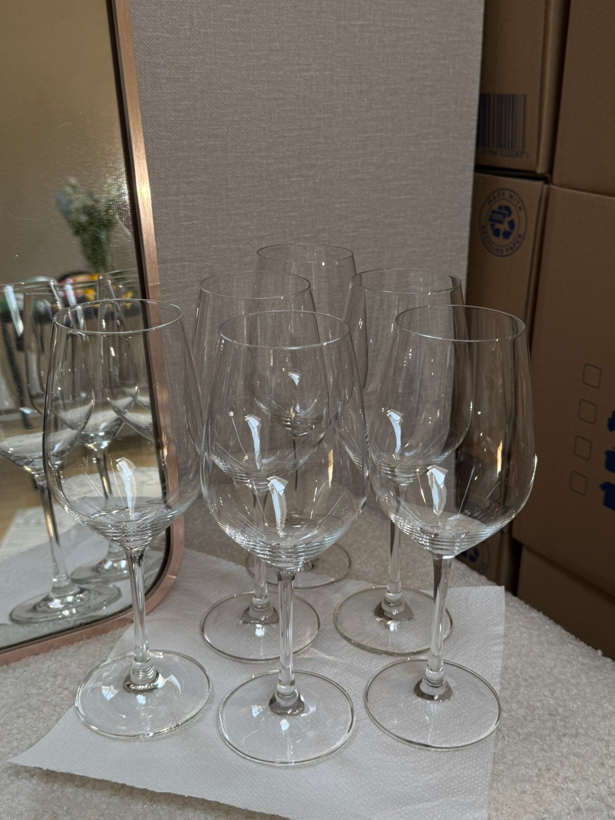 Schott Zwiesel Classico Wijnglazen - set van 6 - kristalglas, Verzamelen, Glas en Borrelglaasjes, Zo goed als nieuw, Overige typen