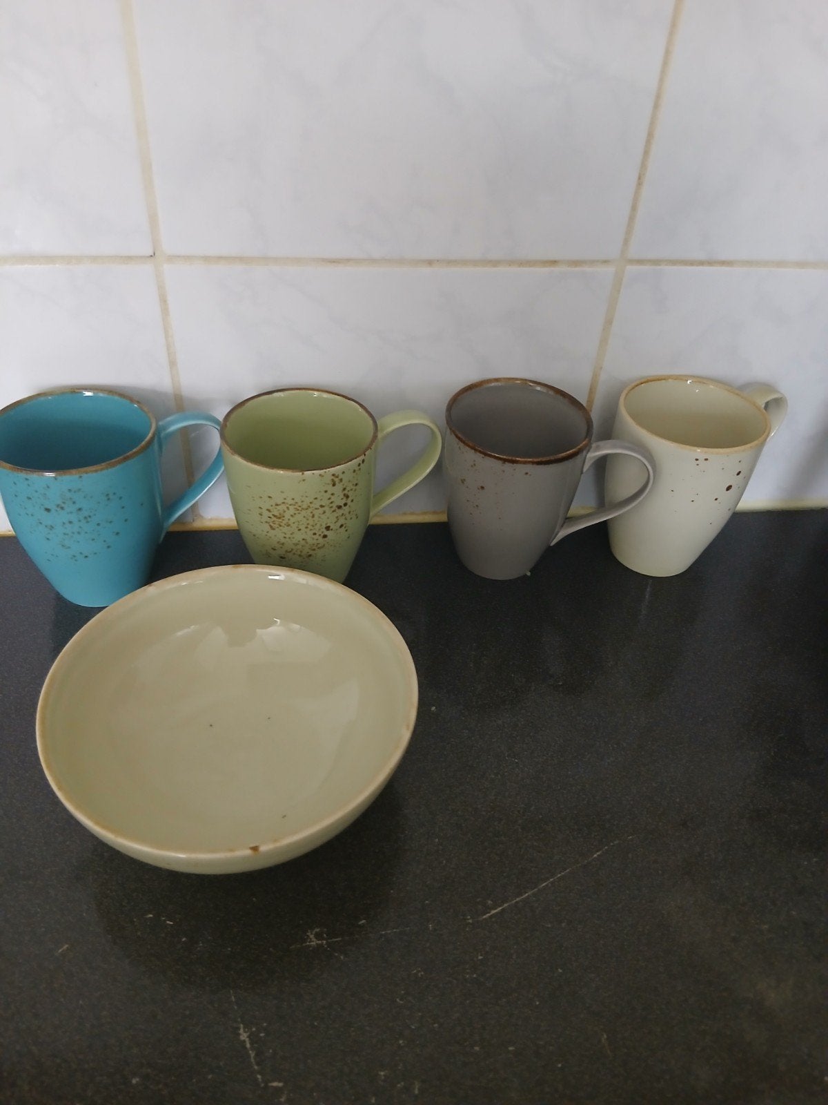 Creatable Nature Collection mokken en kom, Huis en Inrichting, Overige merken, Keramiek, Ophalen of Verzenden, Zo goed als nieuw
